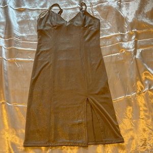Shimmer champagne night dress